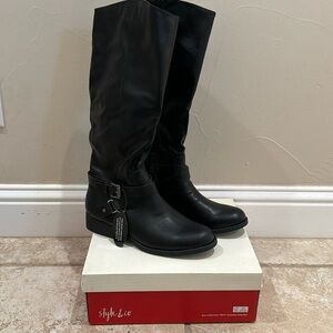 Style & Co Black boots NWT